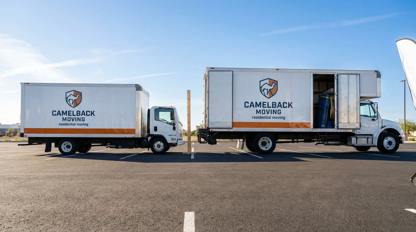 Moving truck size capacity guide in Plattsmouth
